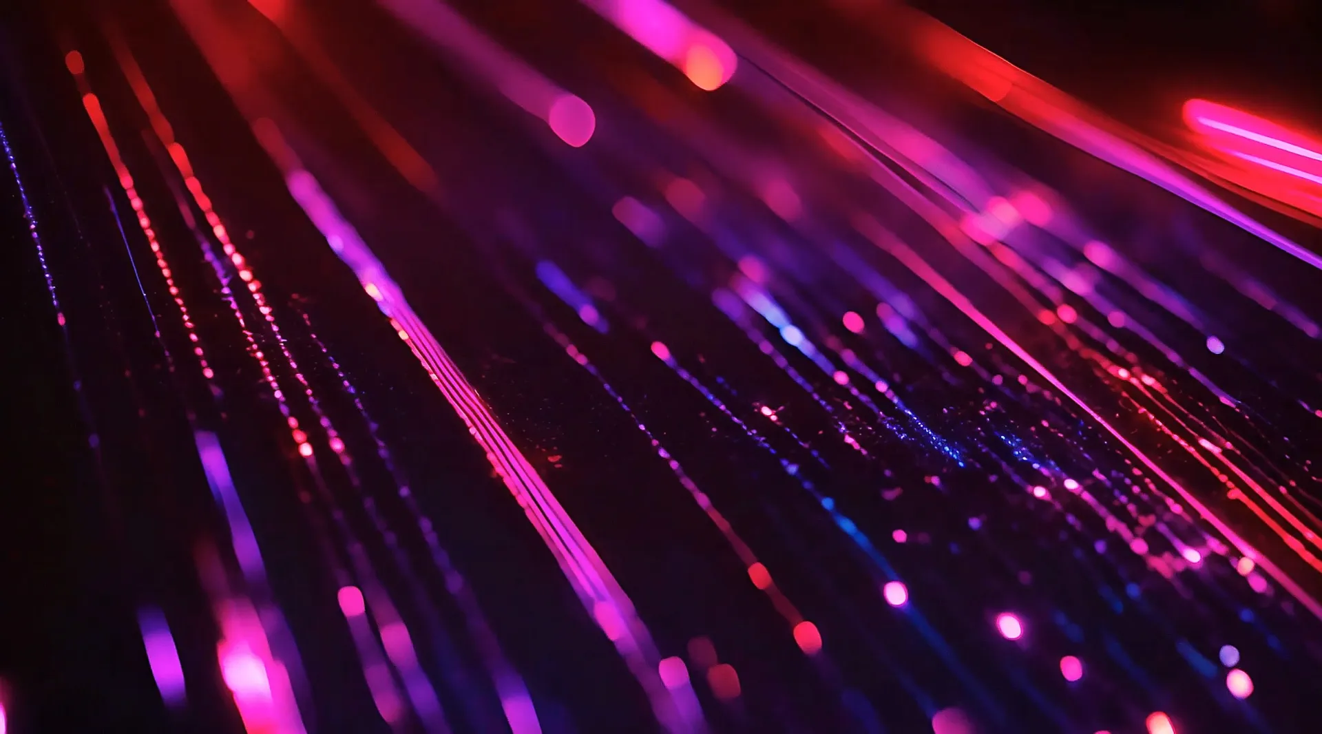 Energetic Purple Glow Lines Motion Graphics Video